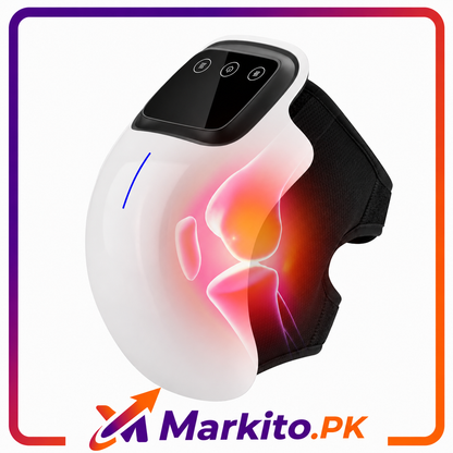 Heated Knee Massager | Electric Knee Heating &amp; Vibration Therapy Wrap