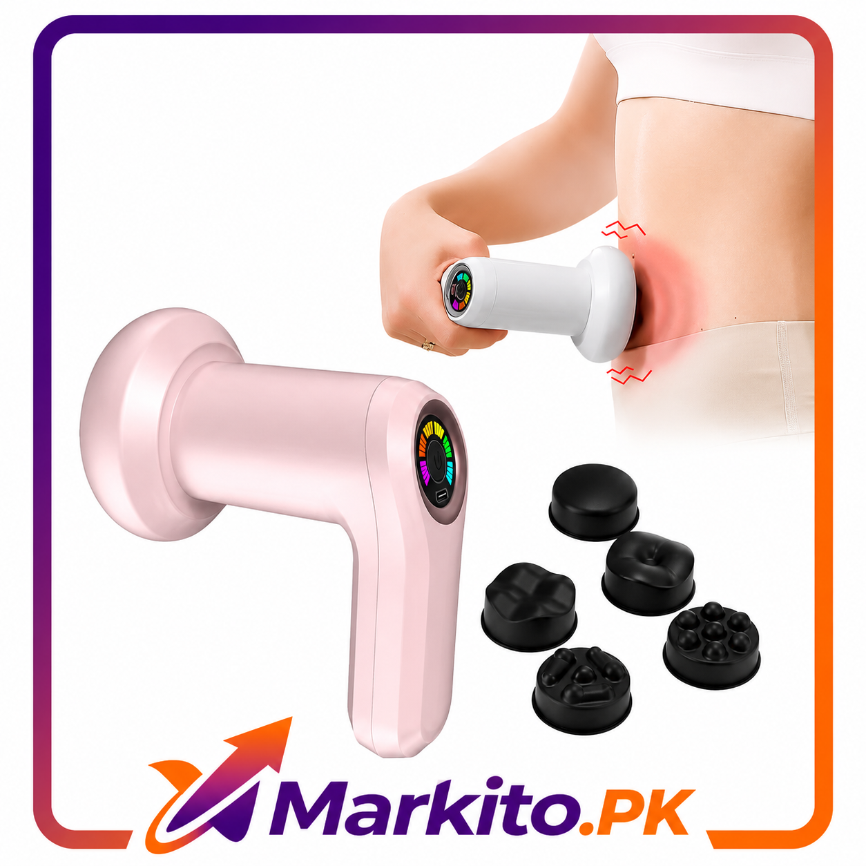 Kneading Mechanical 5 in 1 Deep Rolling Massager