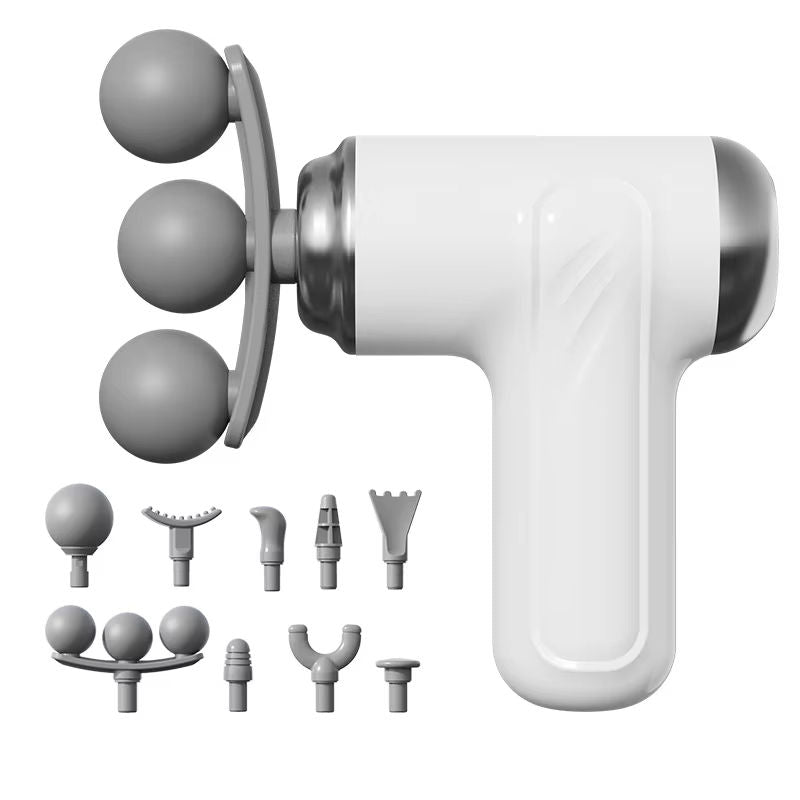 Triple‑Head Deep‑Tissue Fascia Gun | High‑Speed Muscle Massage Gun for Recovery & Therapy