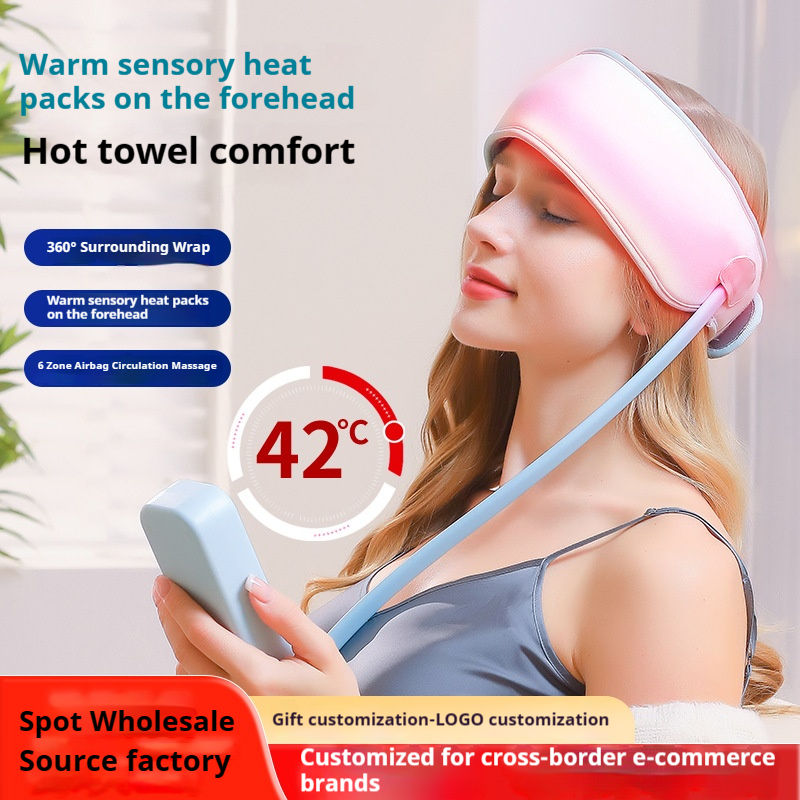 Smart Heated Head Massager | Electric Hot Compress Scalp Massage Belt