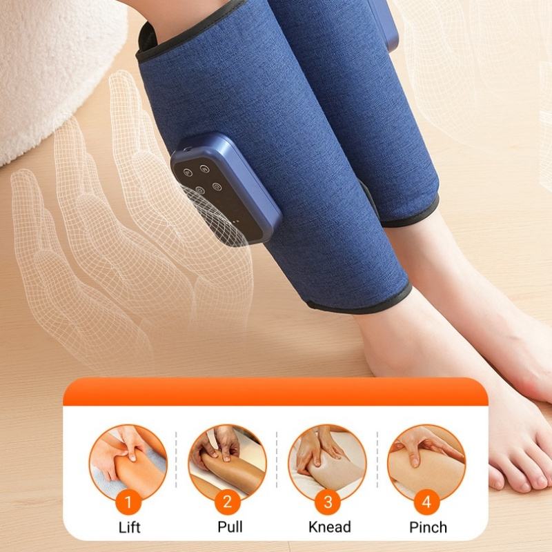 Electric Leg Massager Wrap | Rechargeable Calf Compression Massager for Pain Relief