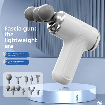 Mini Fascia Massage Gun – 8 Massage Heads | Deep Tissue Muscle Massager