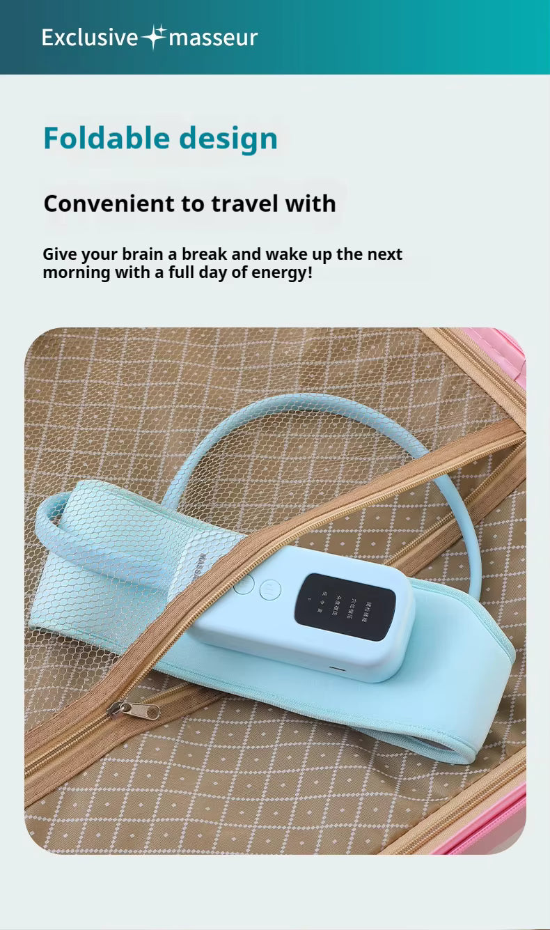 Smart Heated Head Massager | Electric Hot Compress Scalp Massage Belt