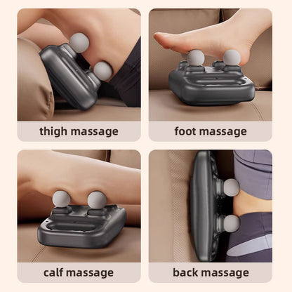 4-Head Electric Massage Gun | Deep Tissue Percussion Massager