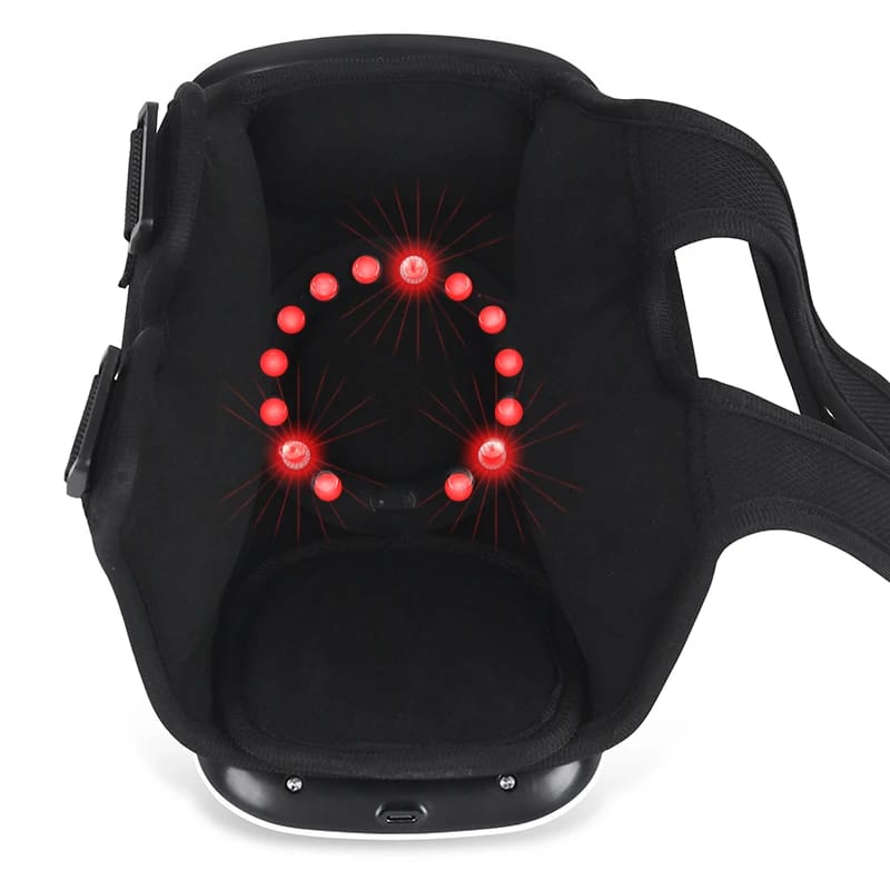 Heated Knee Massager | Electric Knee Heating &amp; Vibration Therapy Wrap