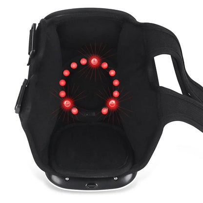 Heated Knee Massager | Electric Knee Heating &amp; Vibration Therapy Wrap
