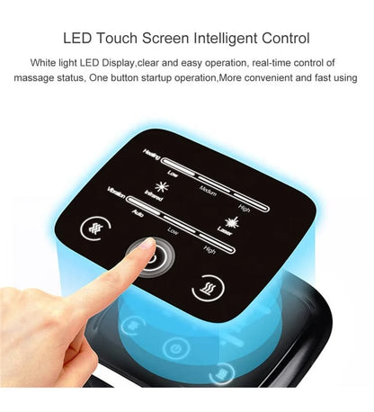 Heated Knee Massager | Electric Knee Heating &amp; Vibration Therapy Wrap